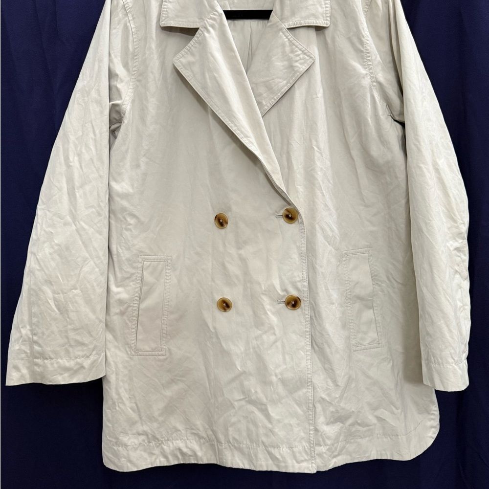 LC Lauren Conrad XXL Oversized Trench Coat Double Breasted Soft Sage Green NWOT